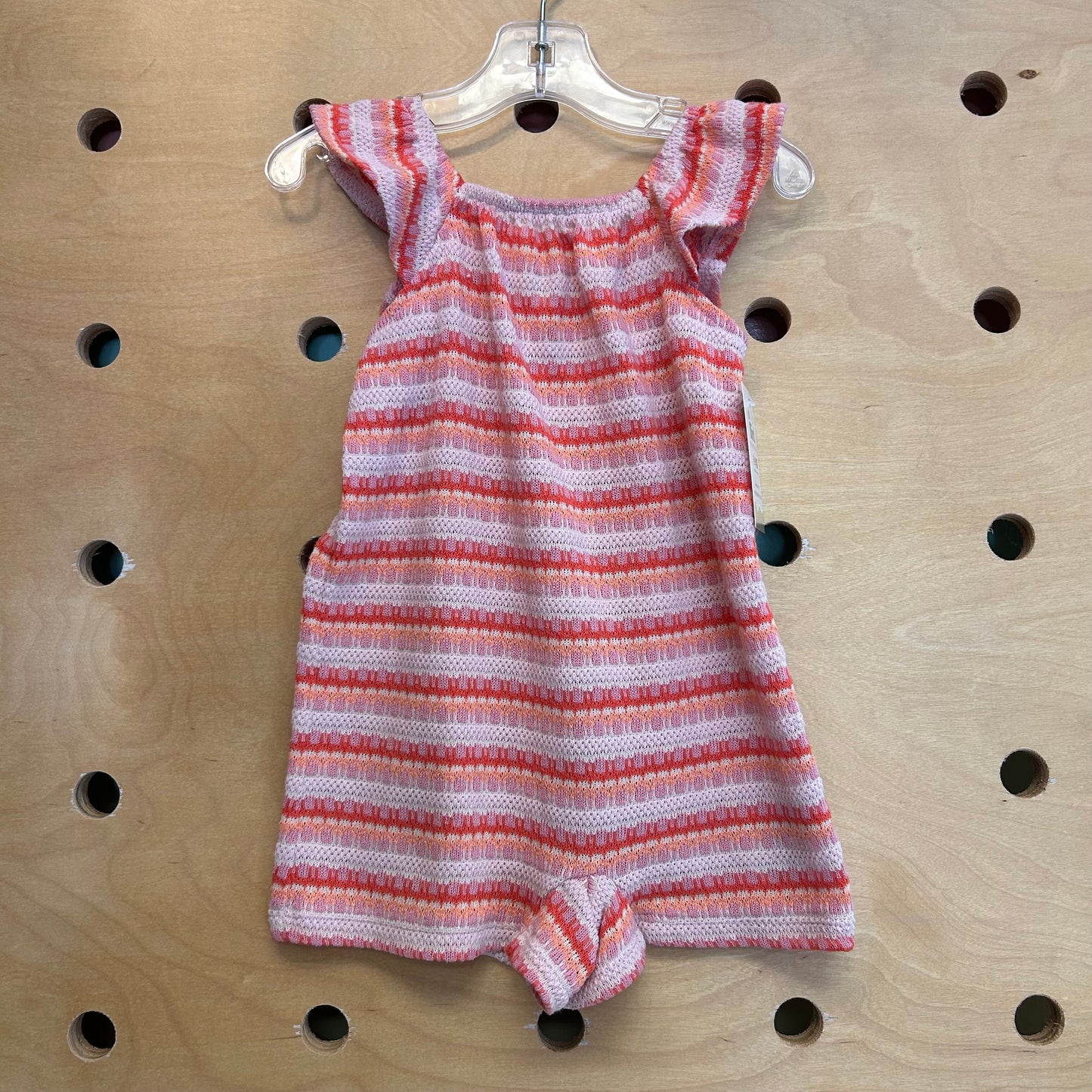 Striped Knit Romper