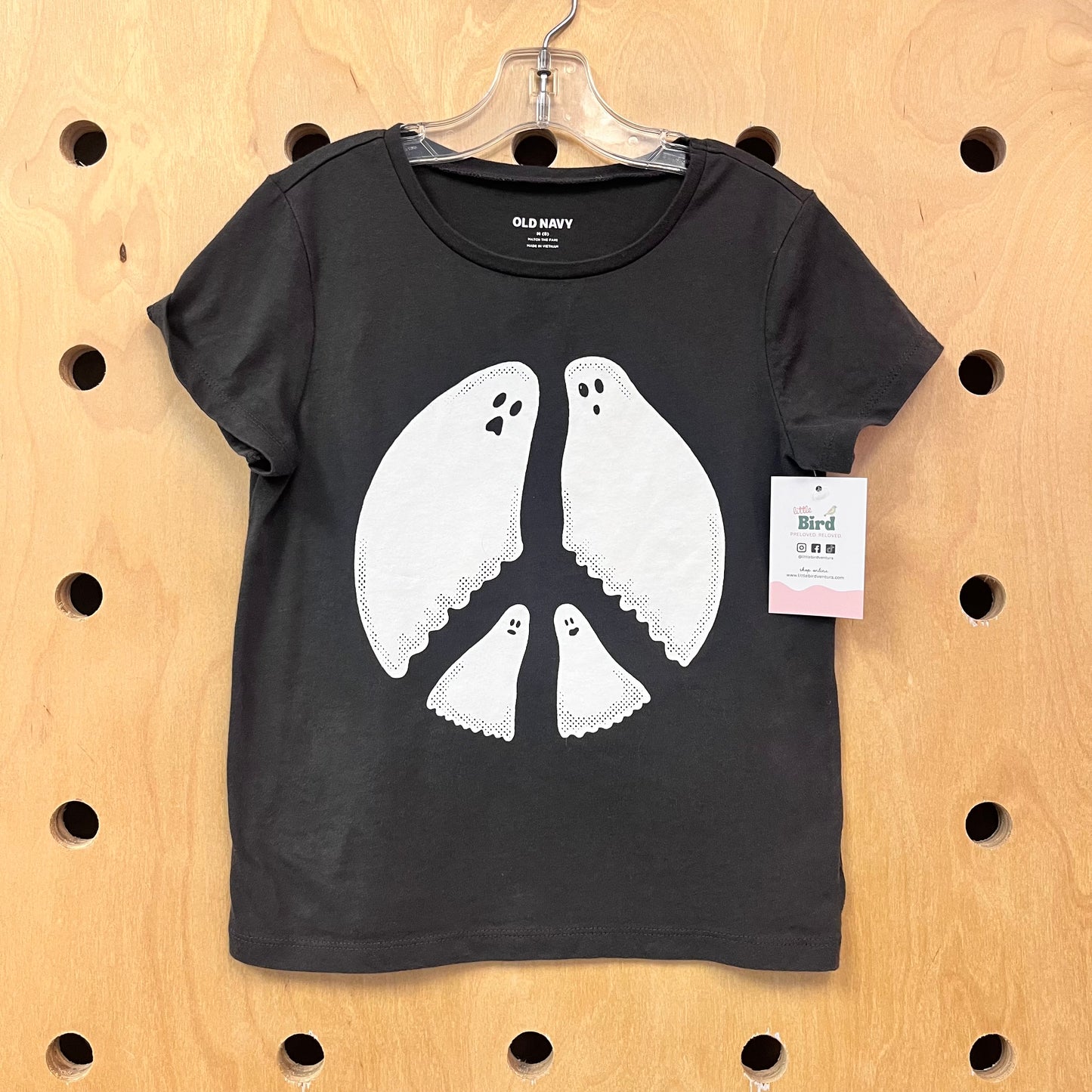 Grey Peace Ghosts Tee