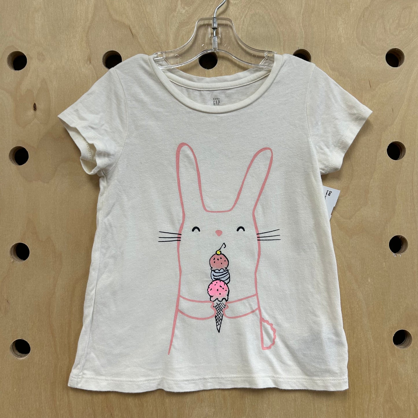 Cream Ice Cream Bunny Tee