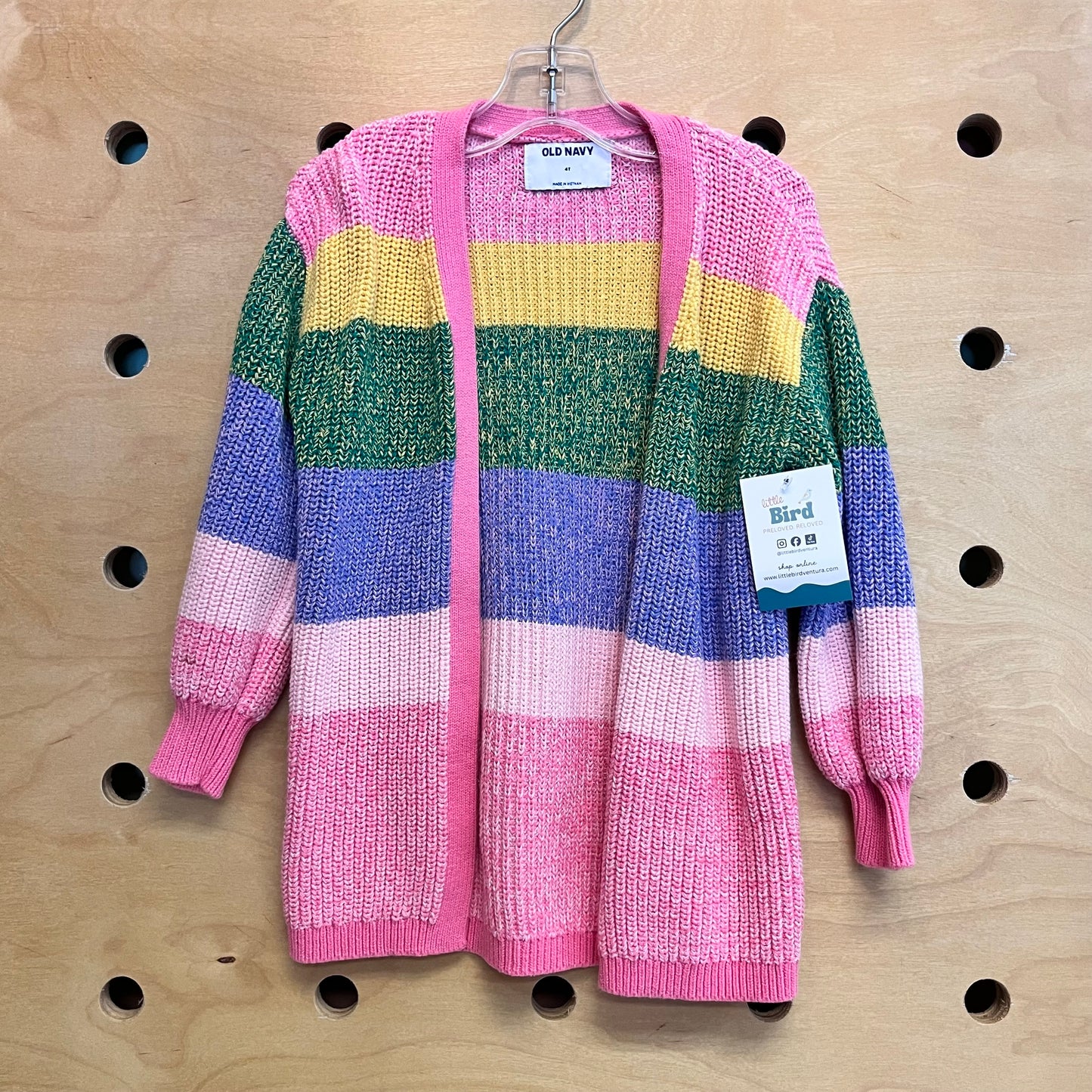 Multicolor Knit Cardigan