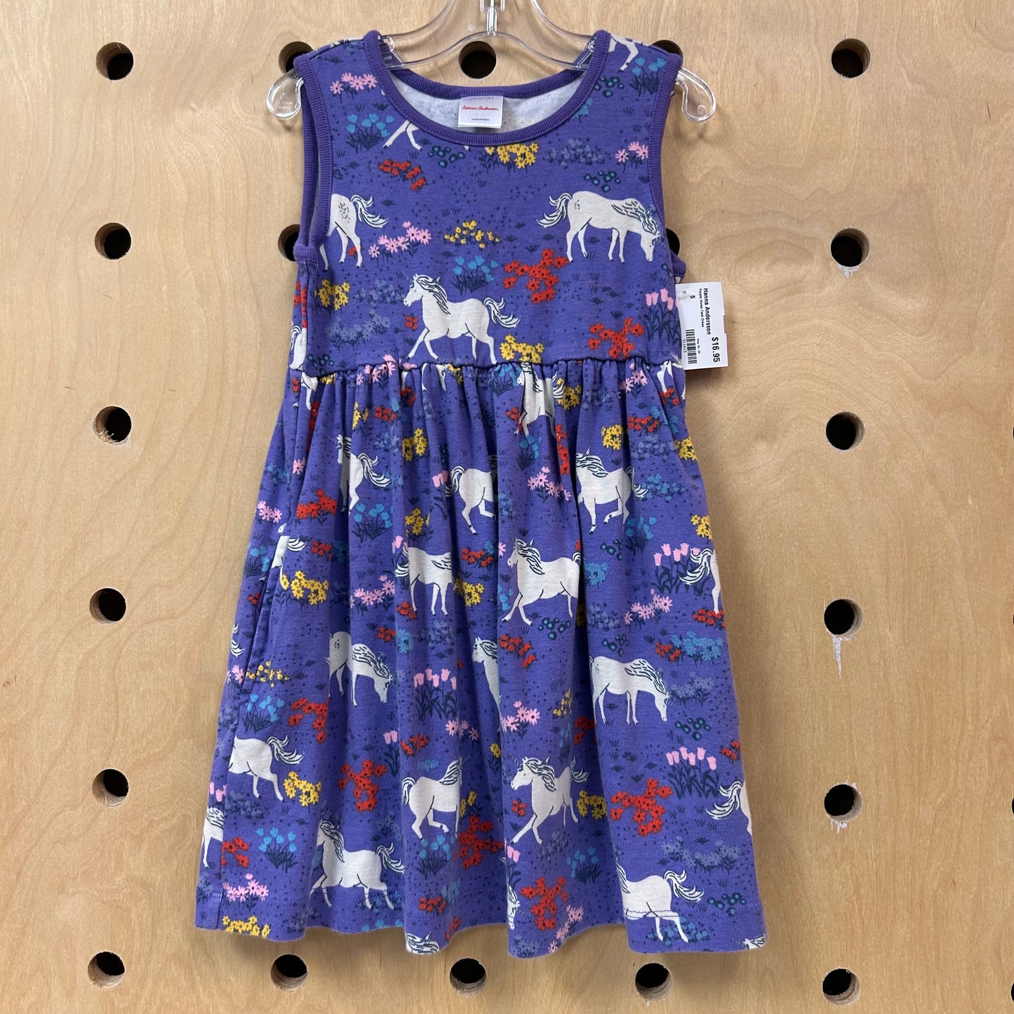 Purple Horse Tank Dress
