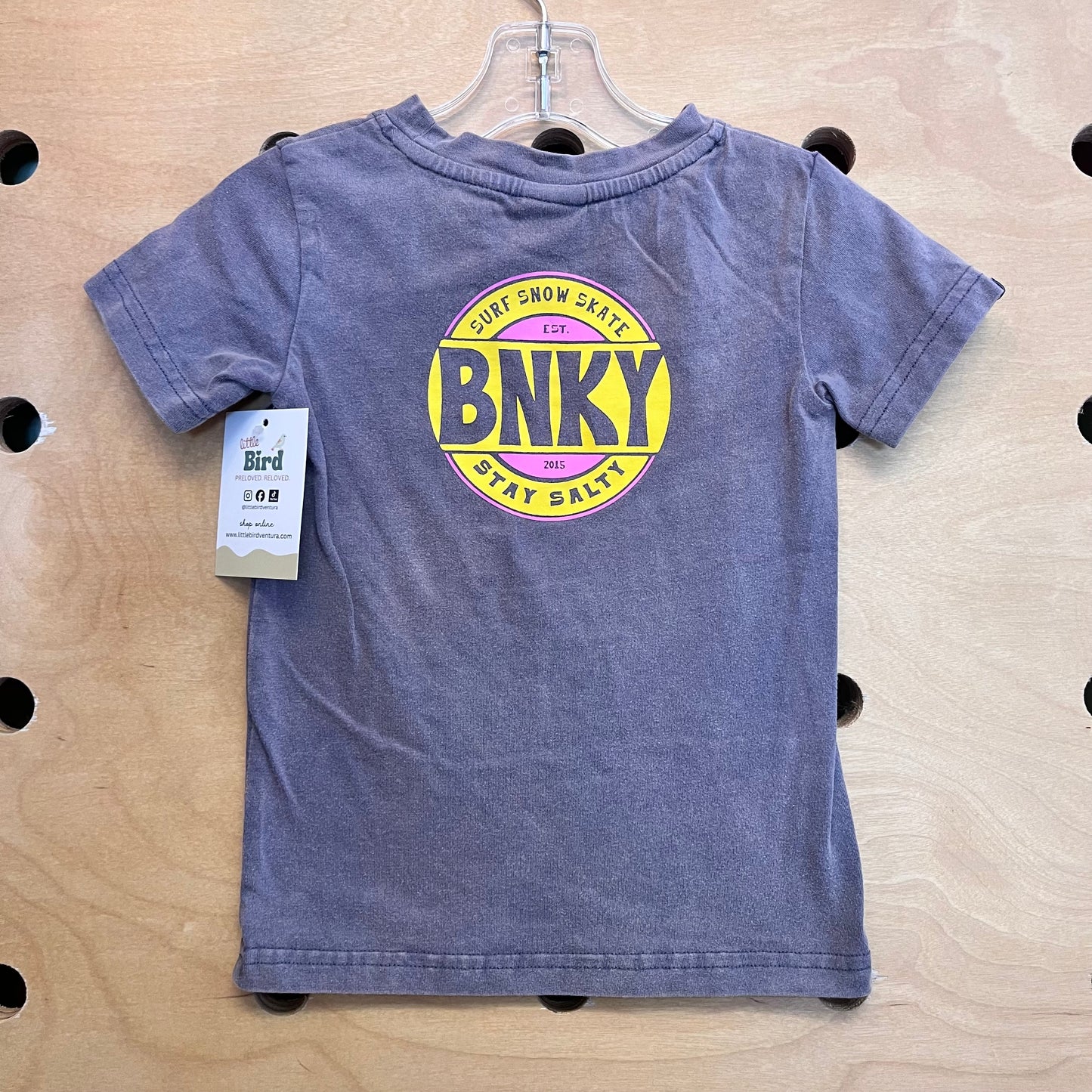 Heathered Grey Surf Cotton Tee