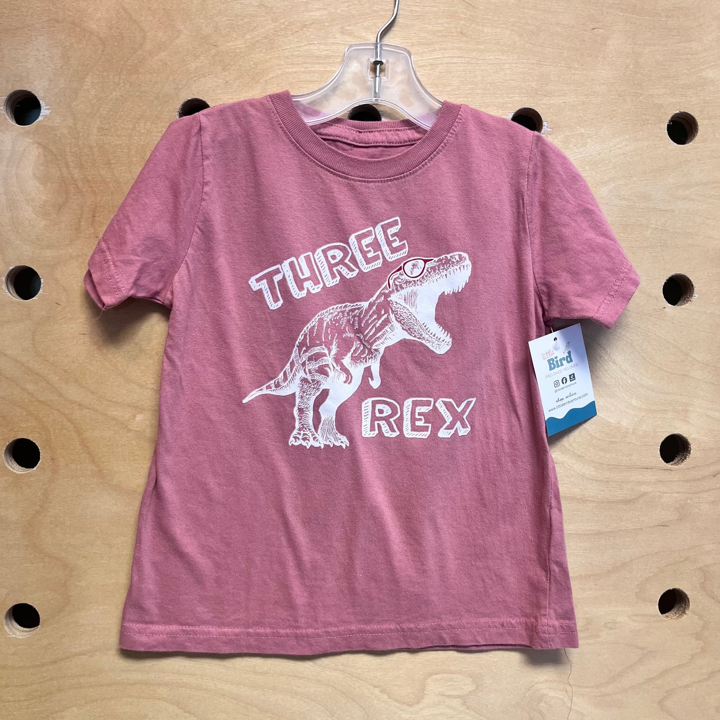 Pink 'Three Rex' Tee