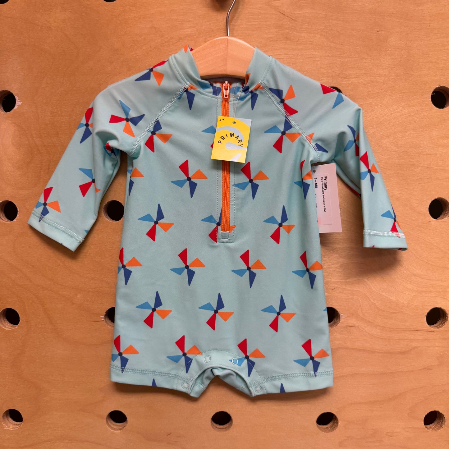 Blue Pinwheels Swimsuit NEW!