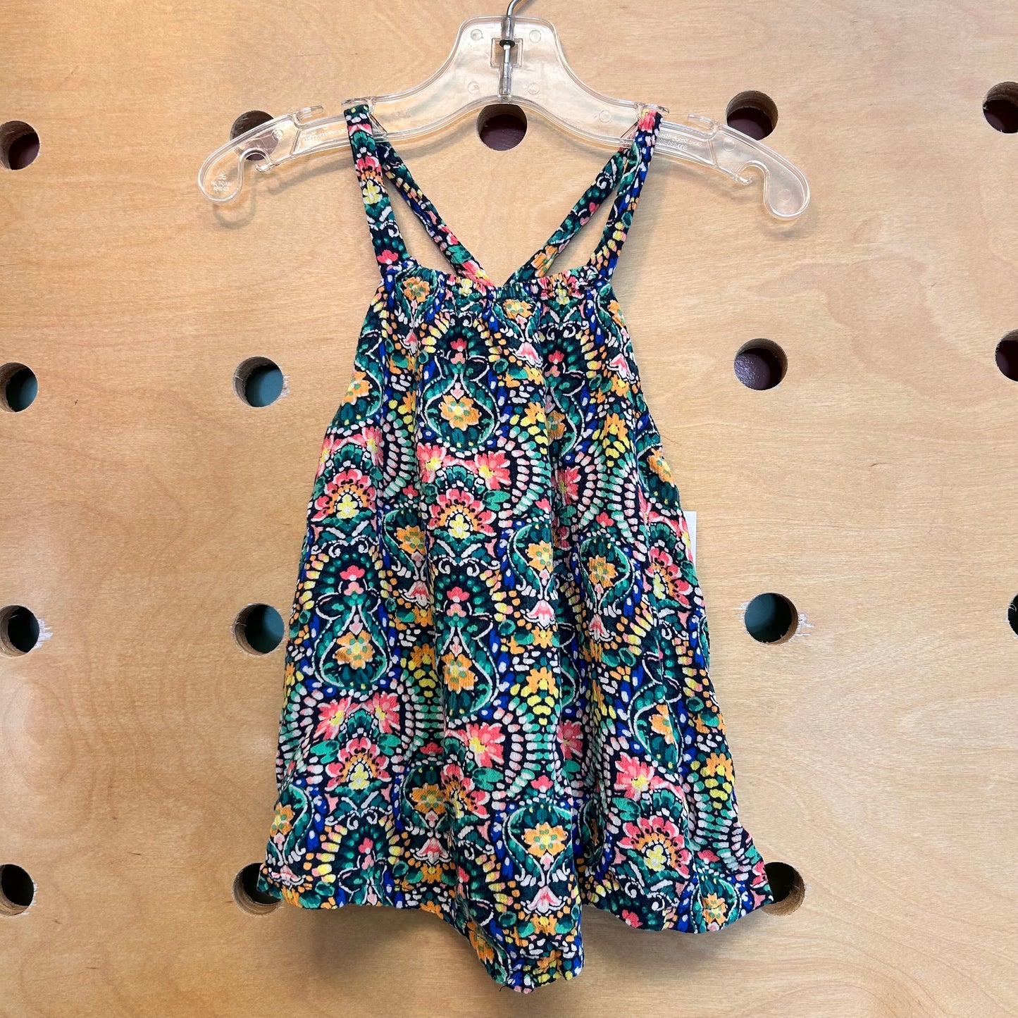 Green/Pink Pattern Tank
