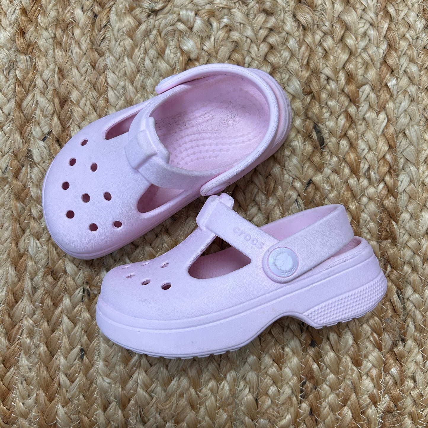 Pink Classic Mary Jane Clogs