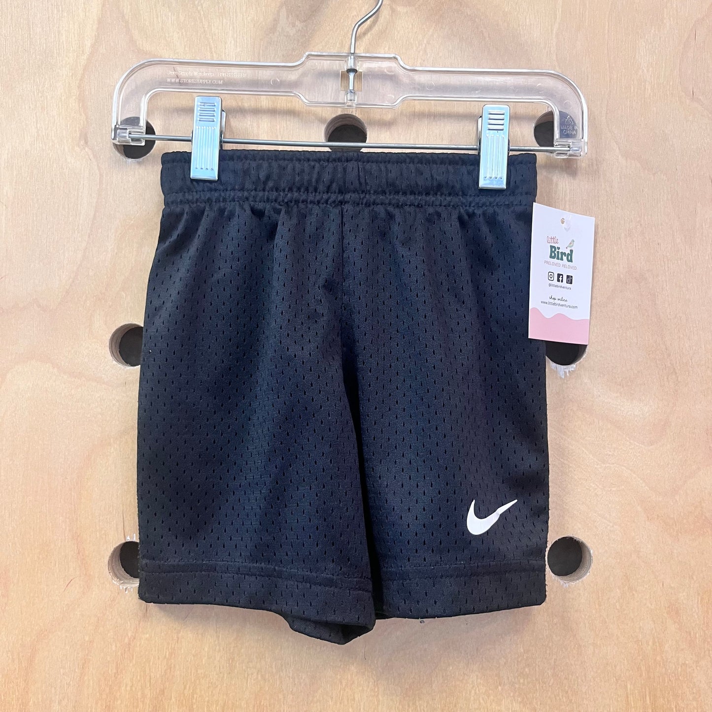 Black Breathable Active Shorts
