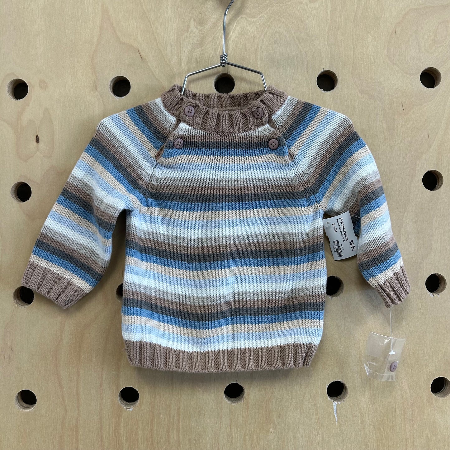 Neutral Striped Sweater NEW!
