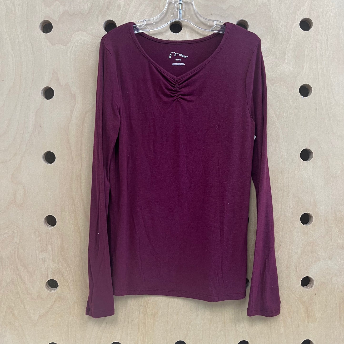 Maroon LS Tee