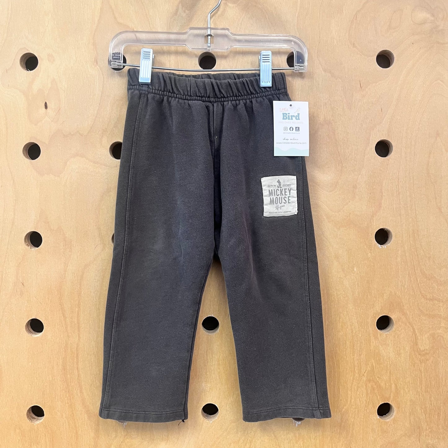 Grey 'Mickey Mouse' Soft Pants