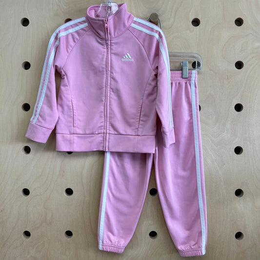 Pink & White Track Suit