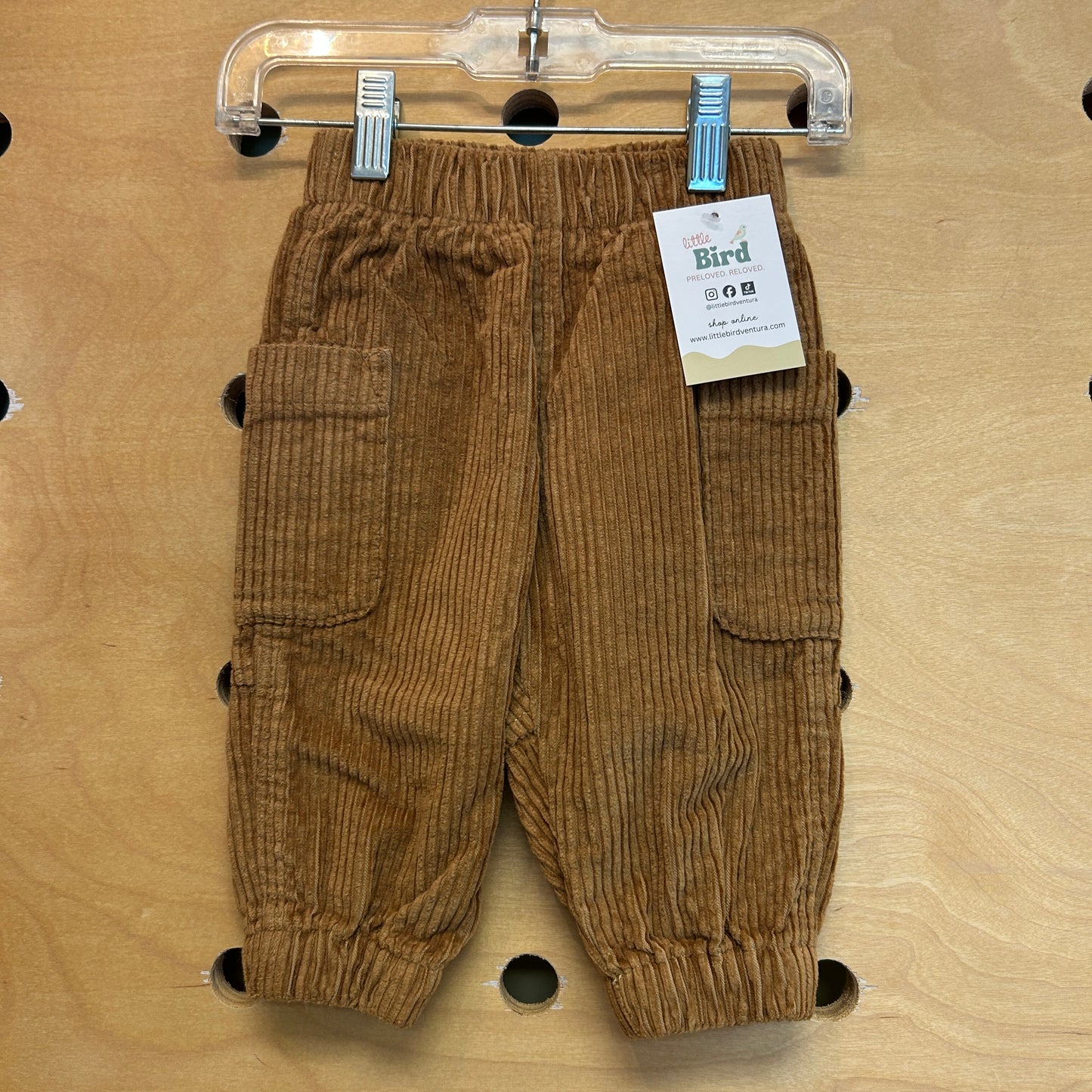 Brown Cord Joggers