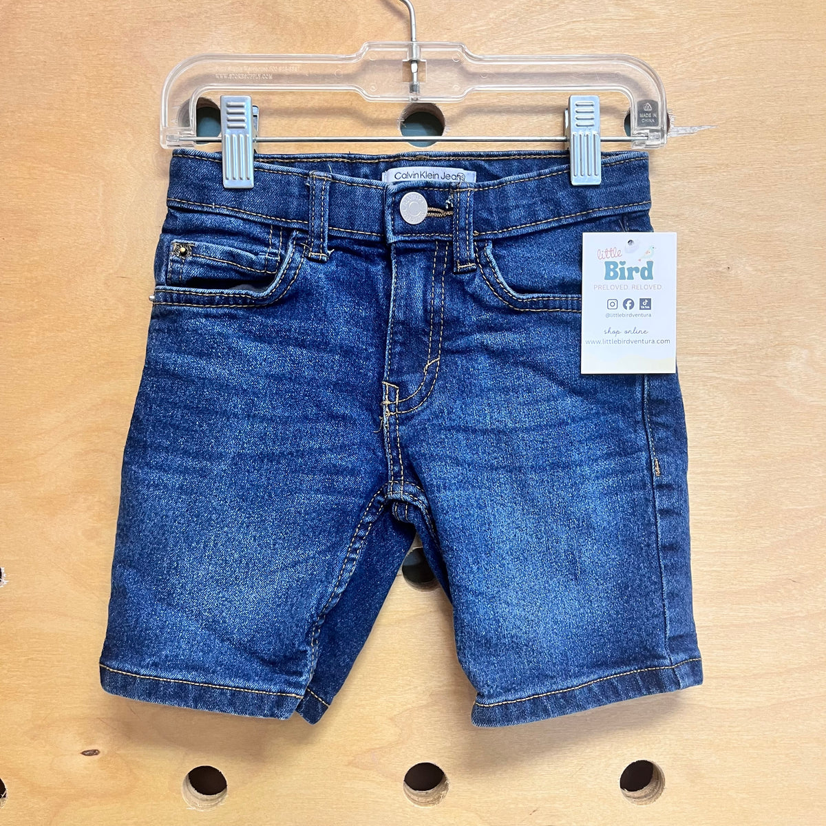 Denim Stretchy Slim Shorts