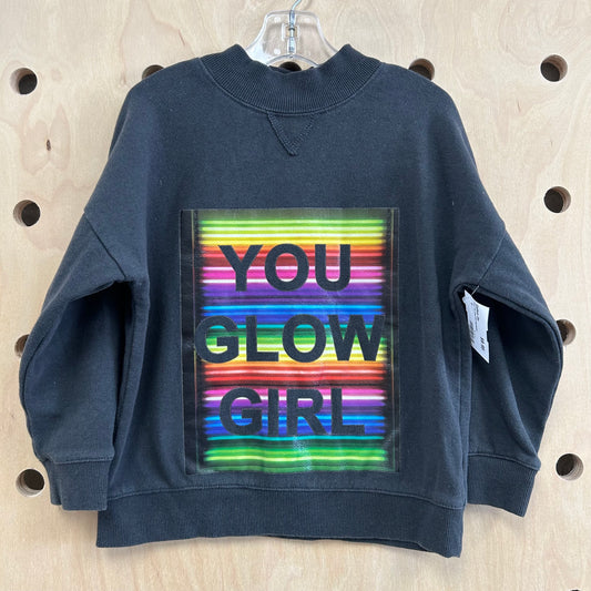 Grey You Glow Girl Sweatshirt