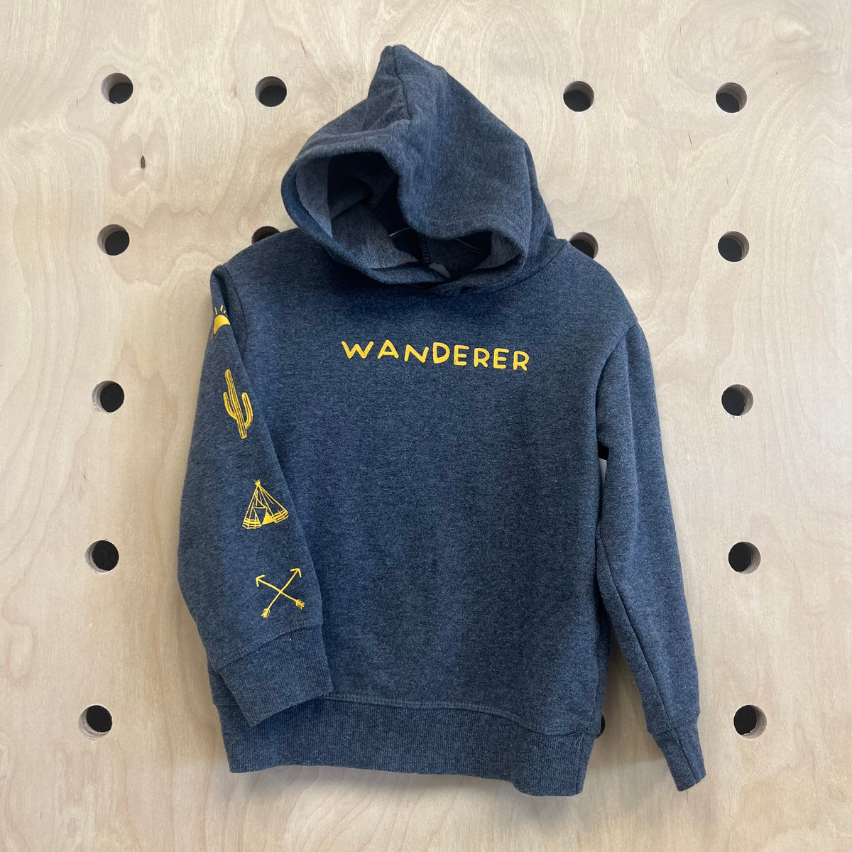 Grey Wanderer Hoodie Pullover