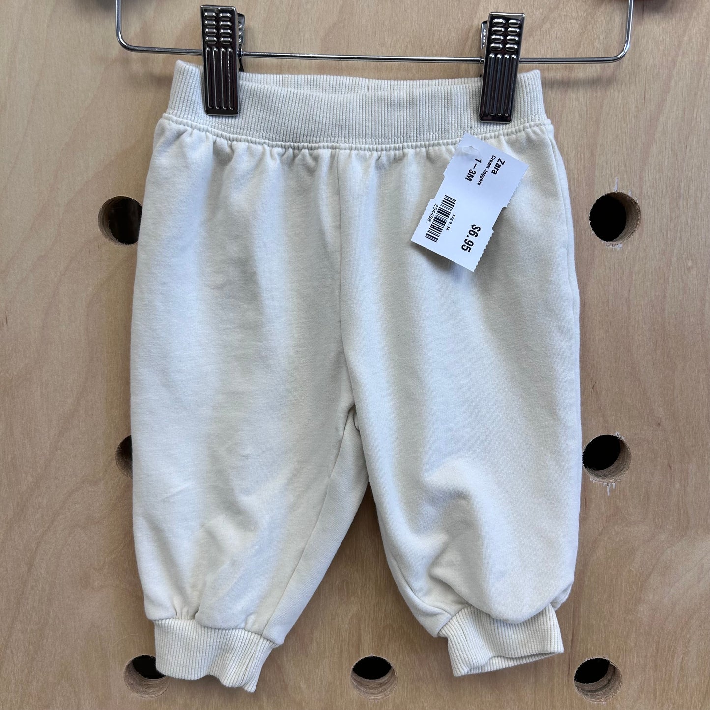 Cream Joggers