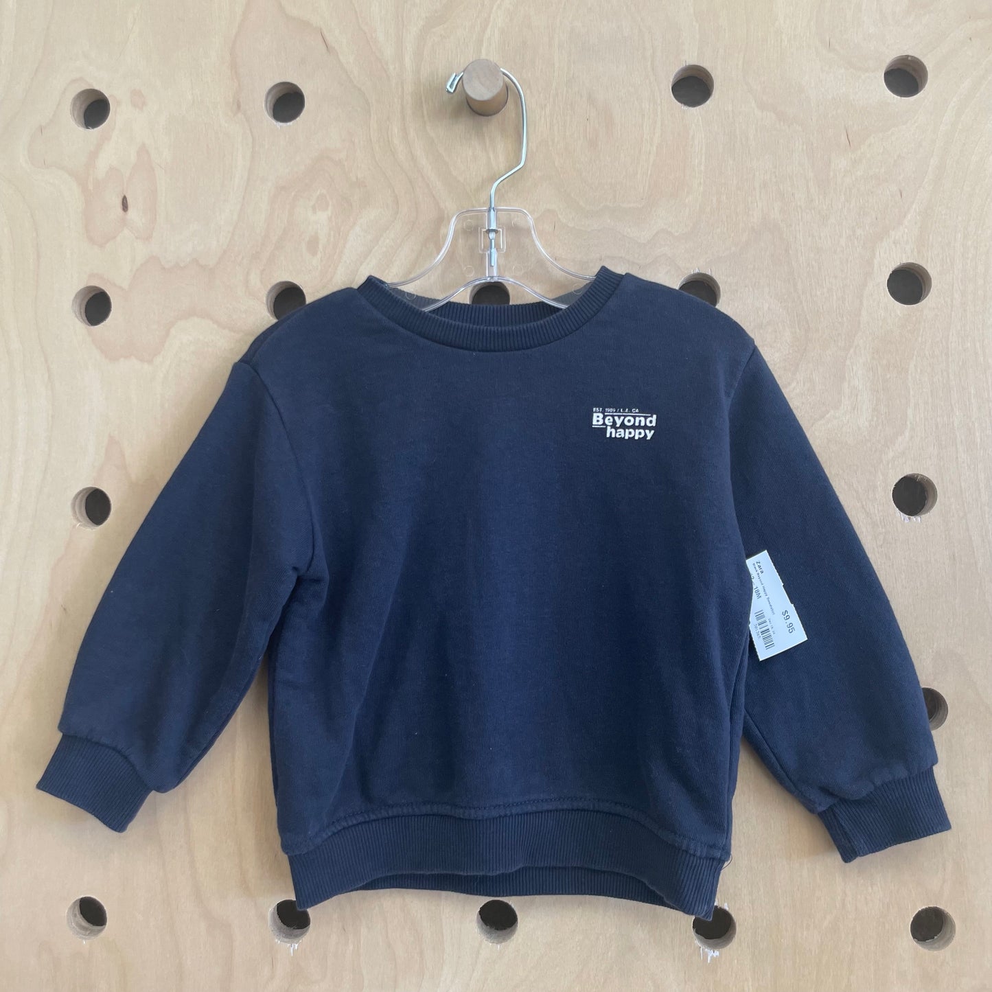 Black Beyond Happy Sweatshirt
