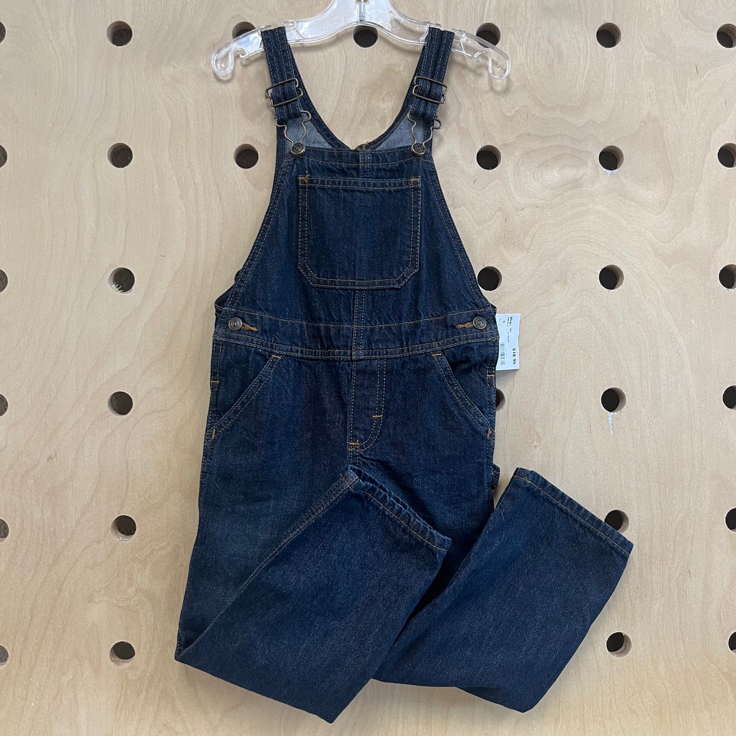 Dark Wash Denim Overalls