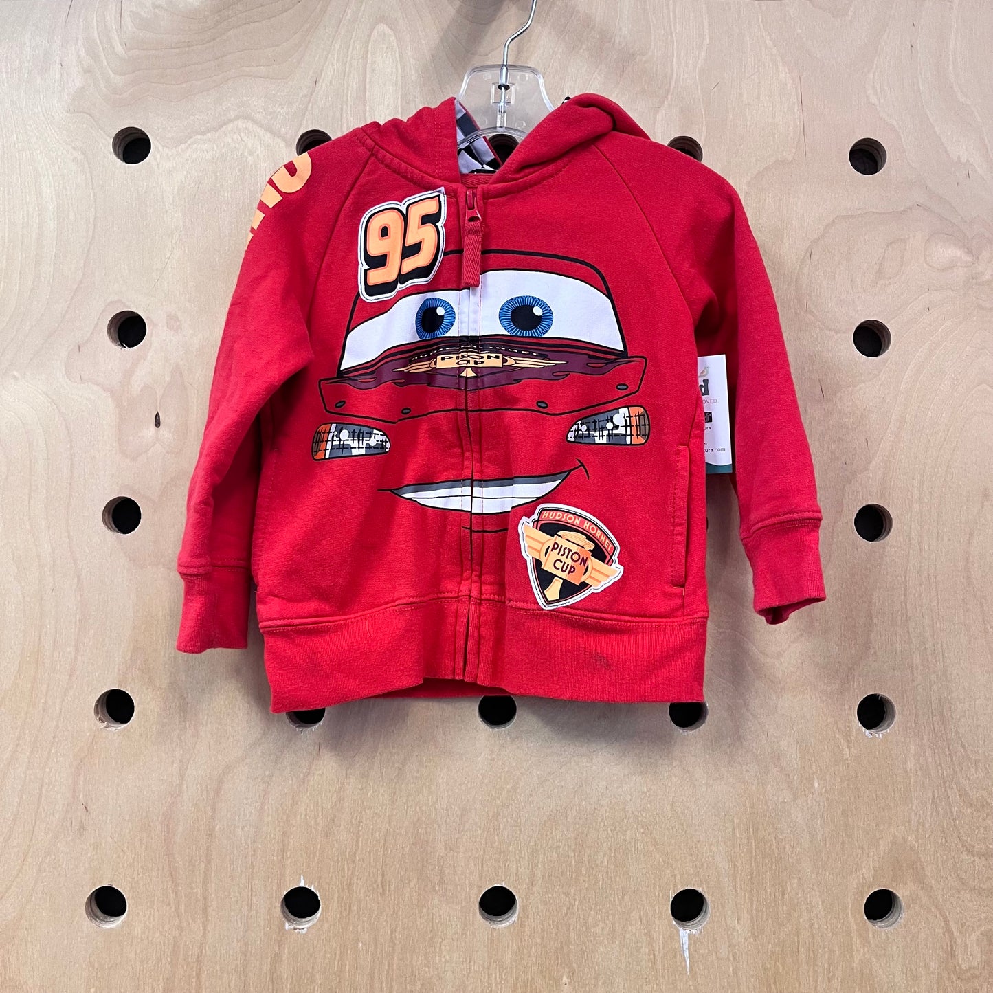 Red MCQueen Zip Hoodie
