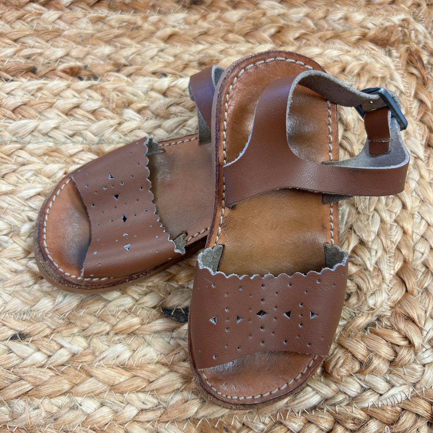 Brown Leather Sandals