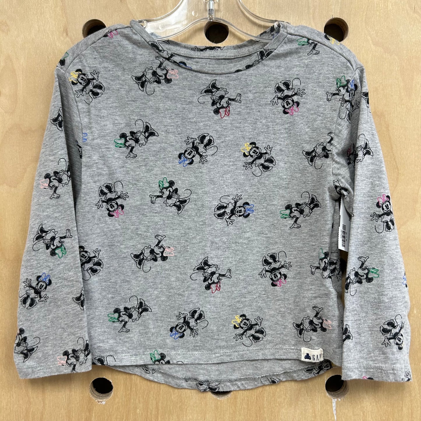 Grey Minnie LS Top