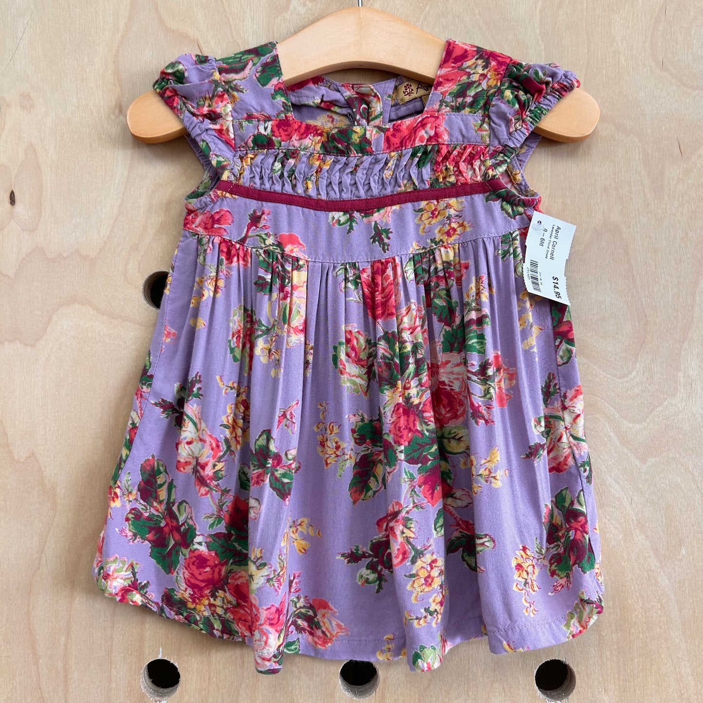 Lavender Floral Dress
