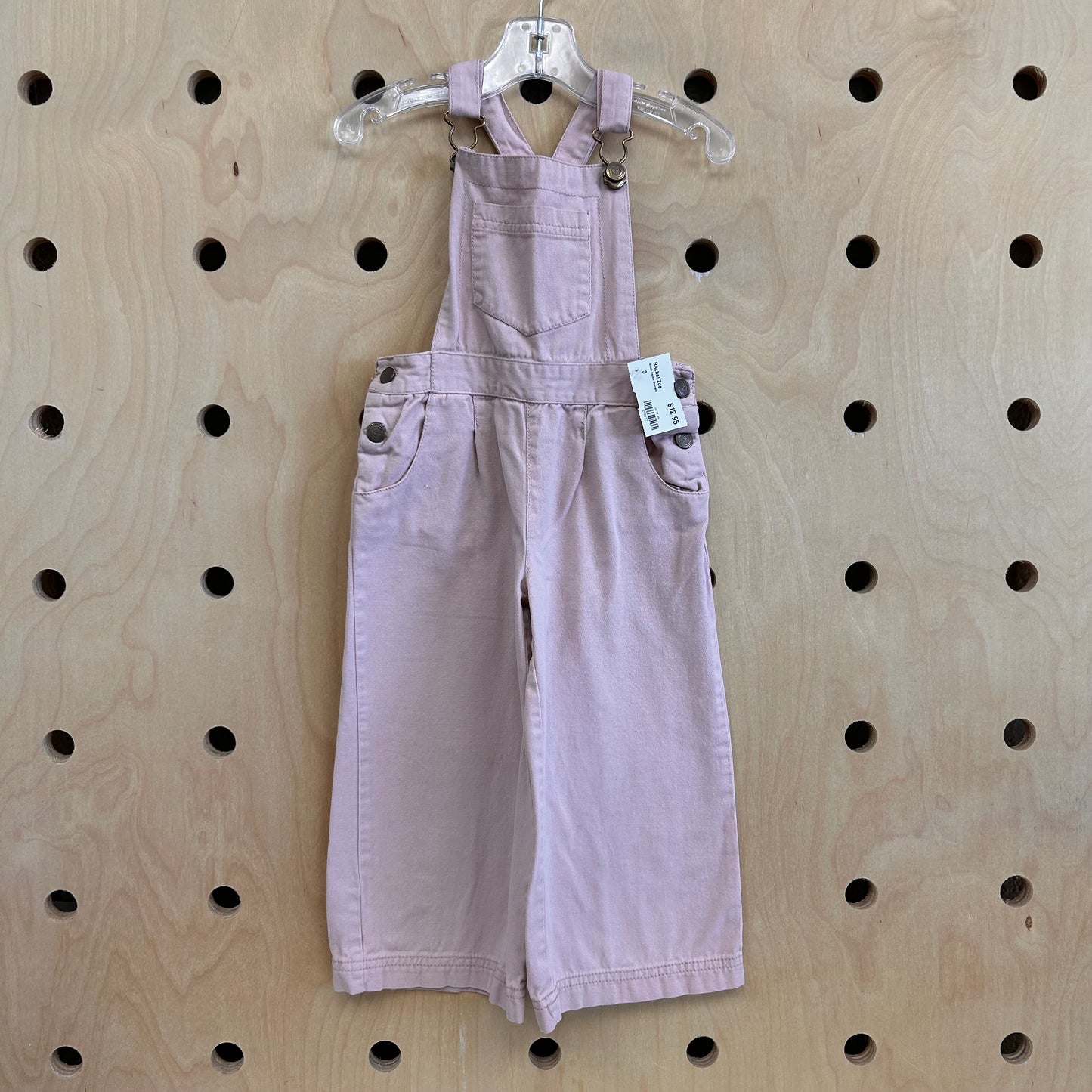 Blush Denim Overalls