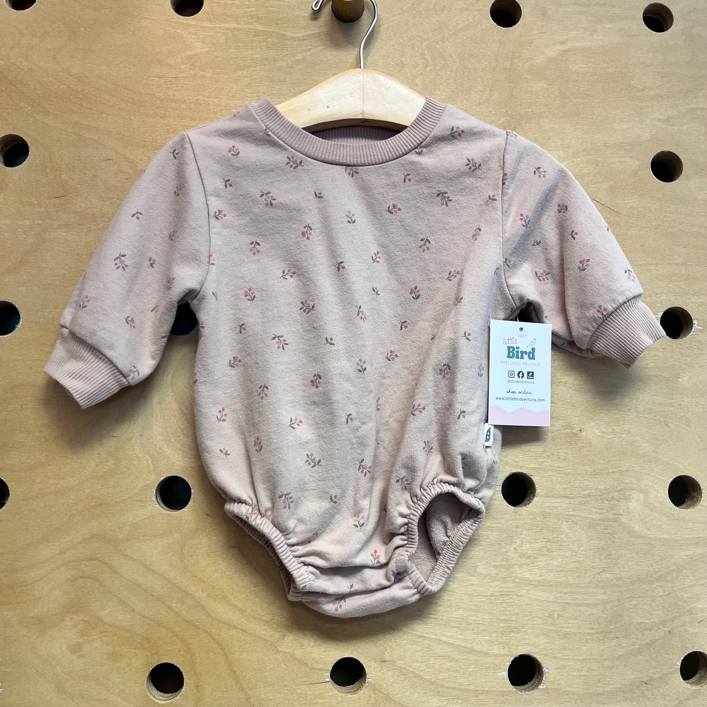 Muave Floral Romper