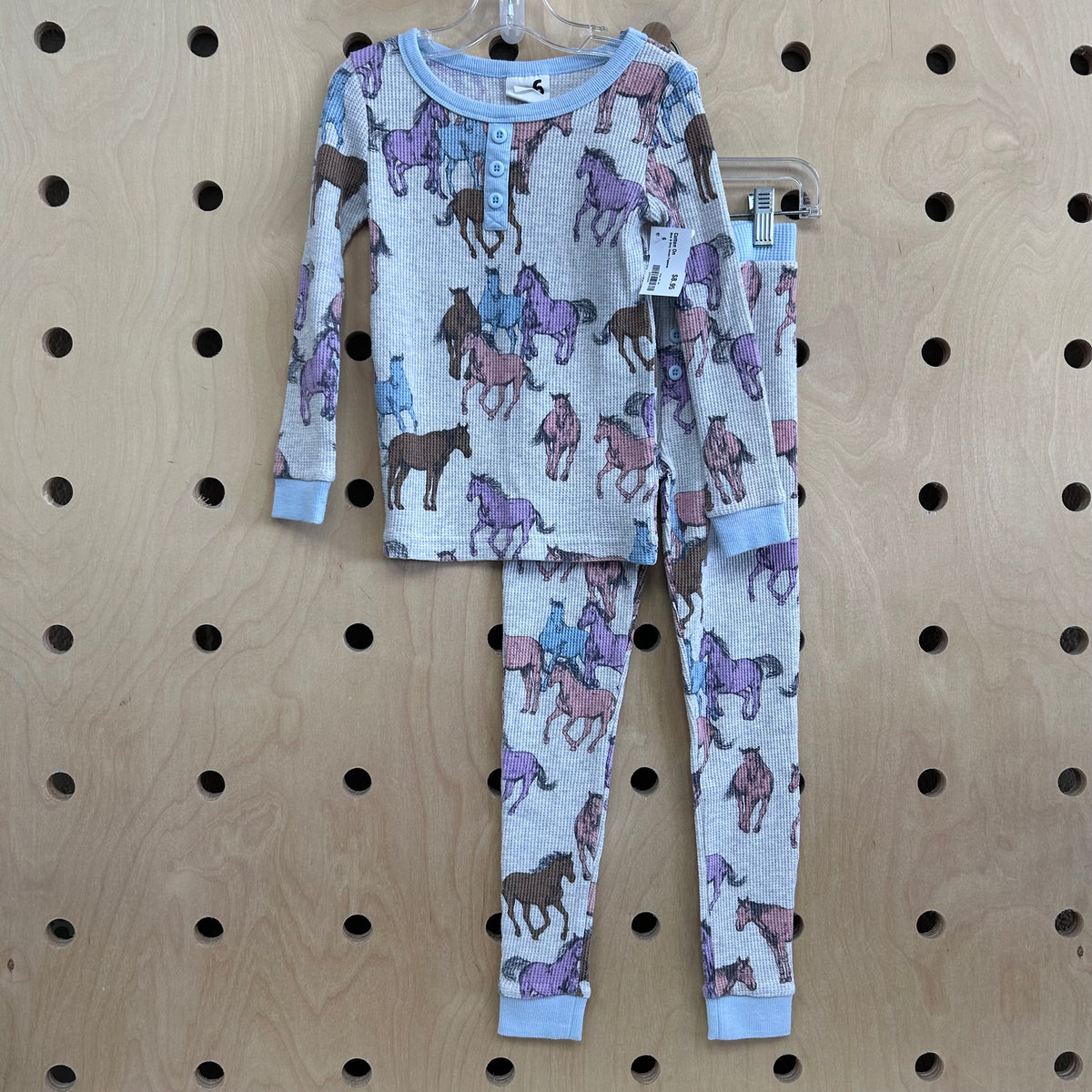 Blue & Grey Horse Pajamas