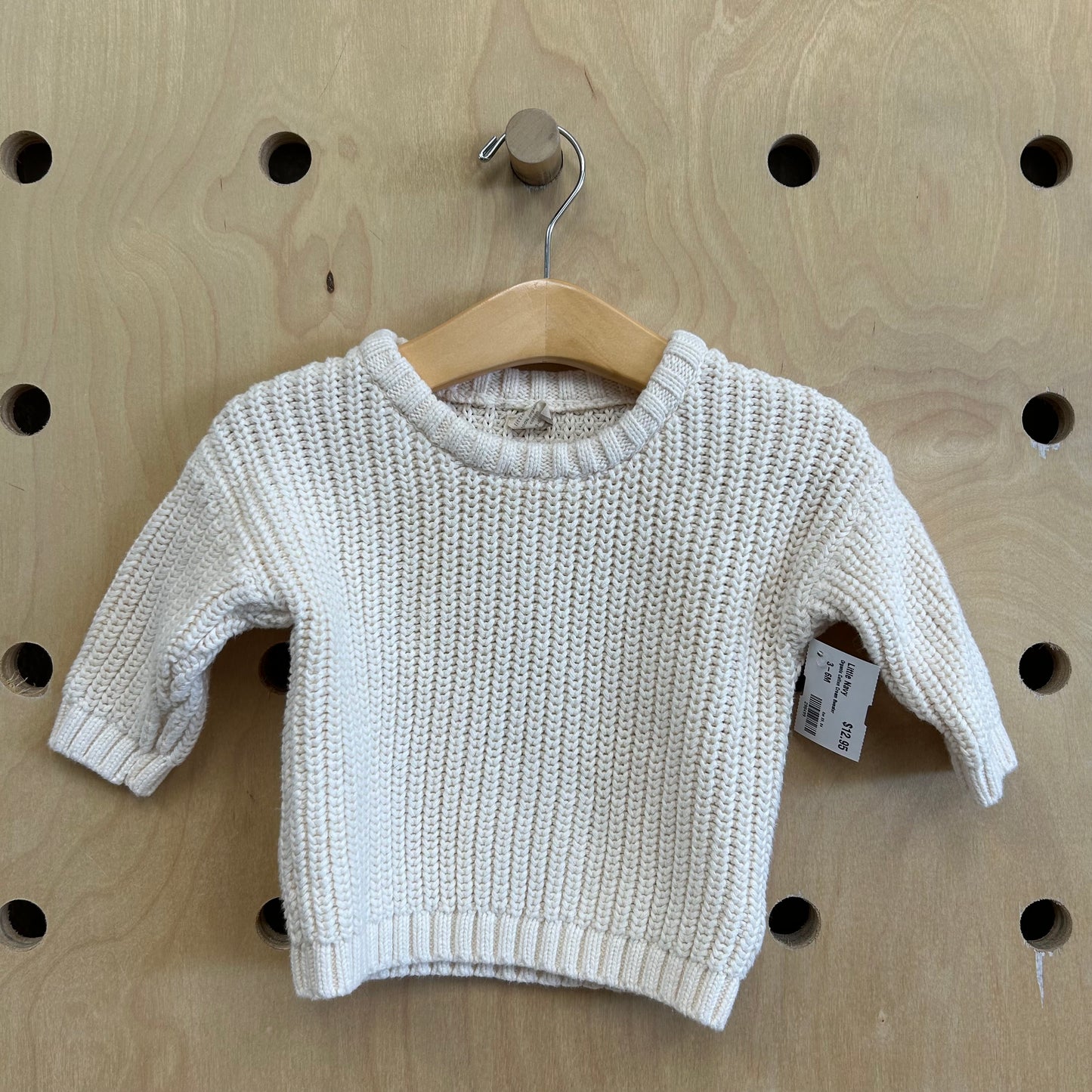 Organic Cotton Cream Sweater