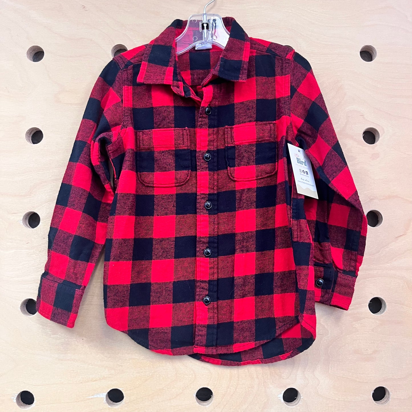 Red/Black Plaid Flannel