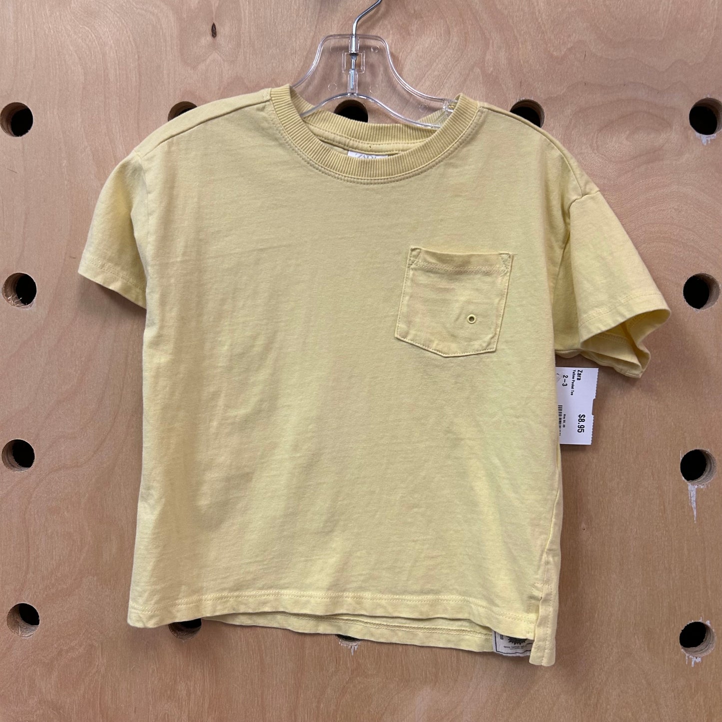 Yellow Pocket Tee