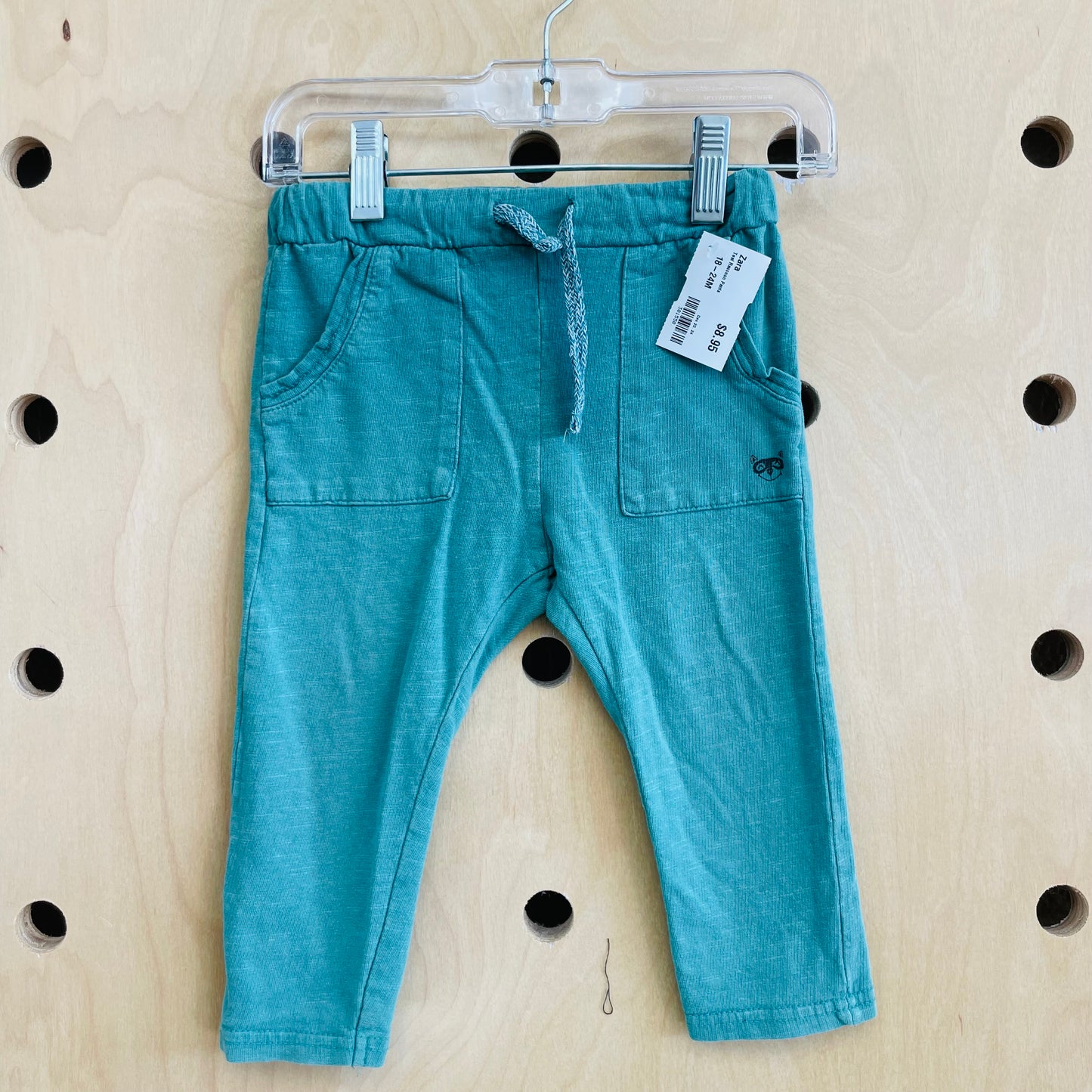 Teal Raccoon Pants