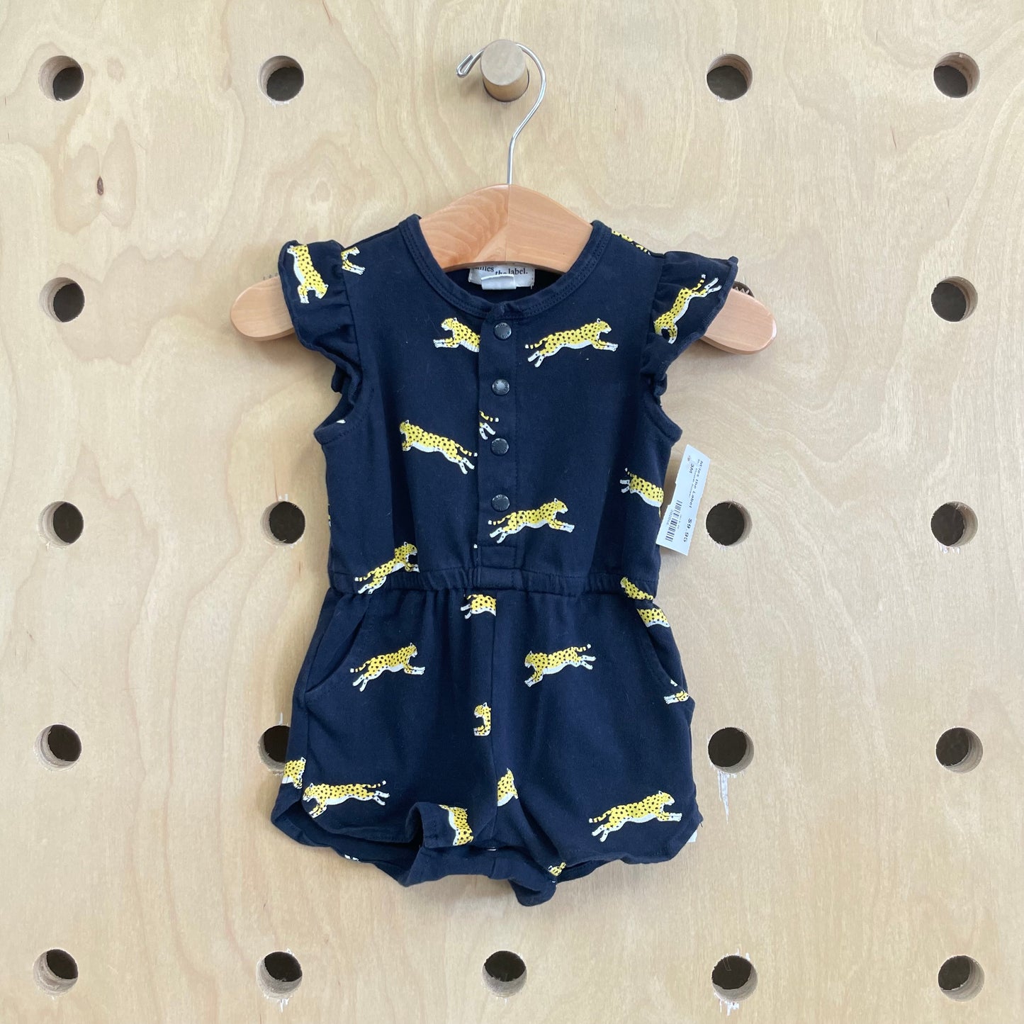 Blue Cheetah Romper