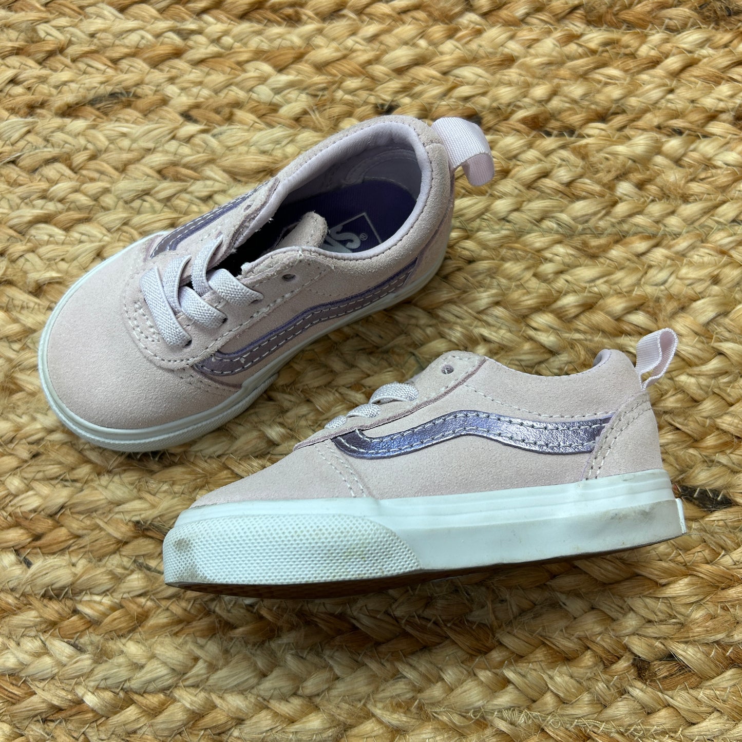 Pink & Purple Easy-On Sneakers