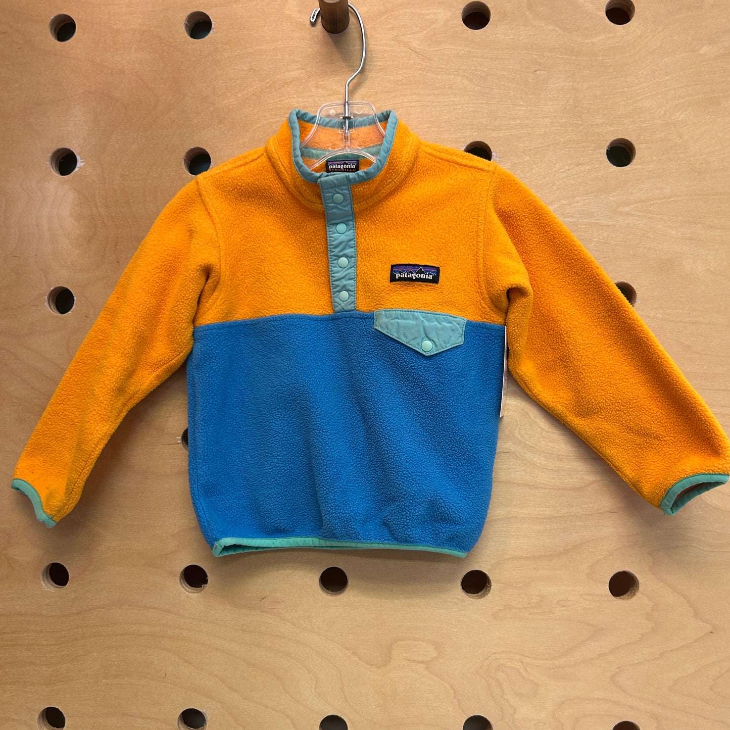 Synchilla Snap-T Pullover Orange/Blue