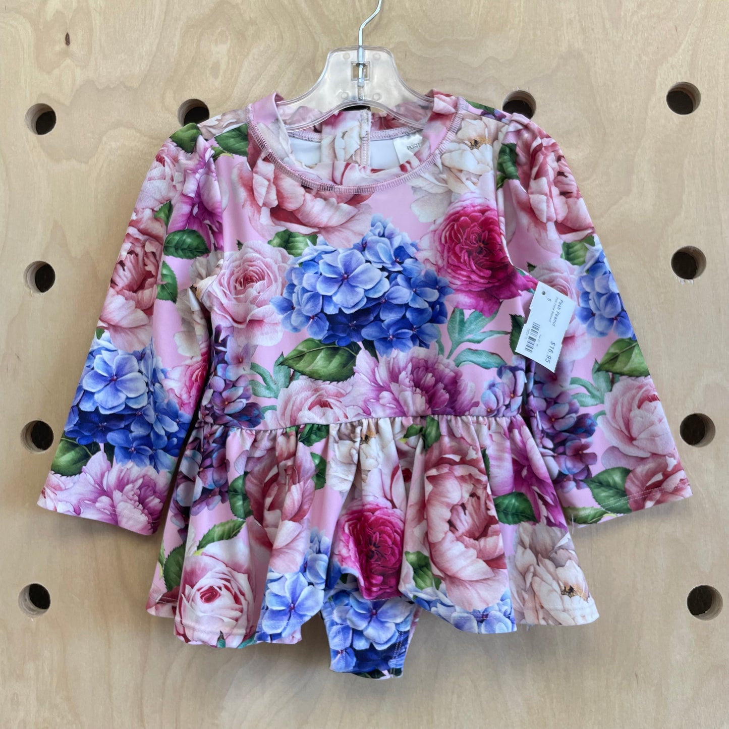 Pink Floral Swimsuit