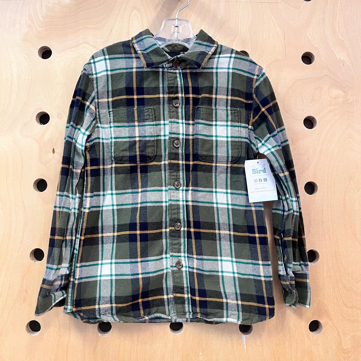 Greens/Yellow Plaid Flannel