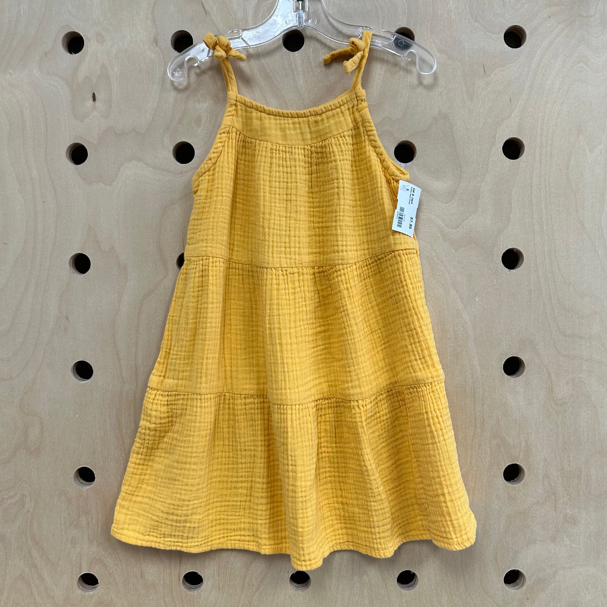 Yellow Gauze Dress