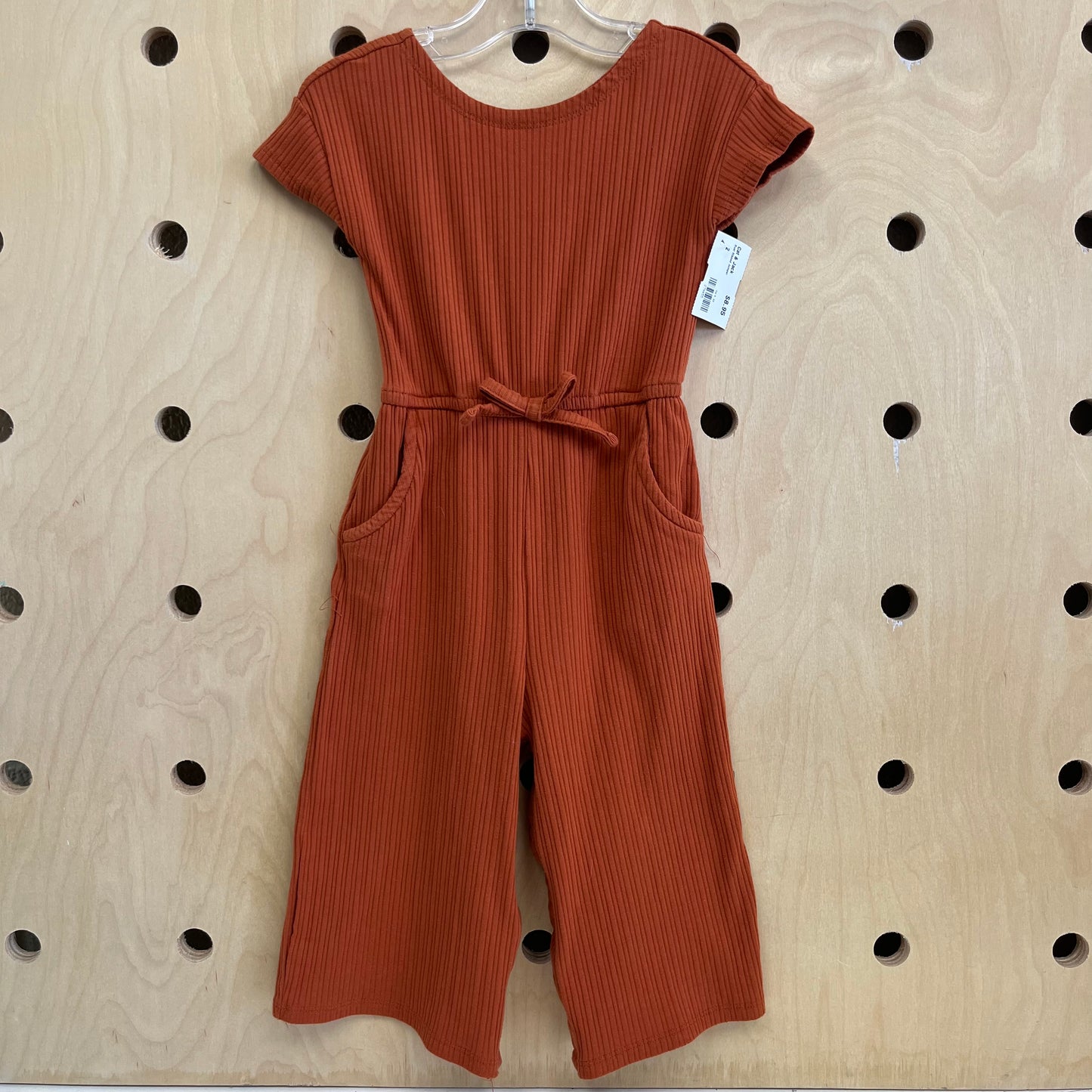 Rust Ribbed Jumper