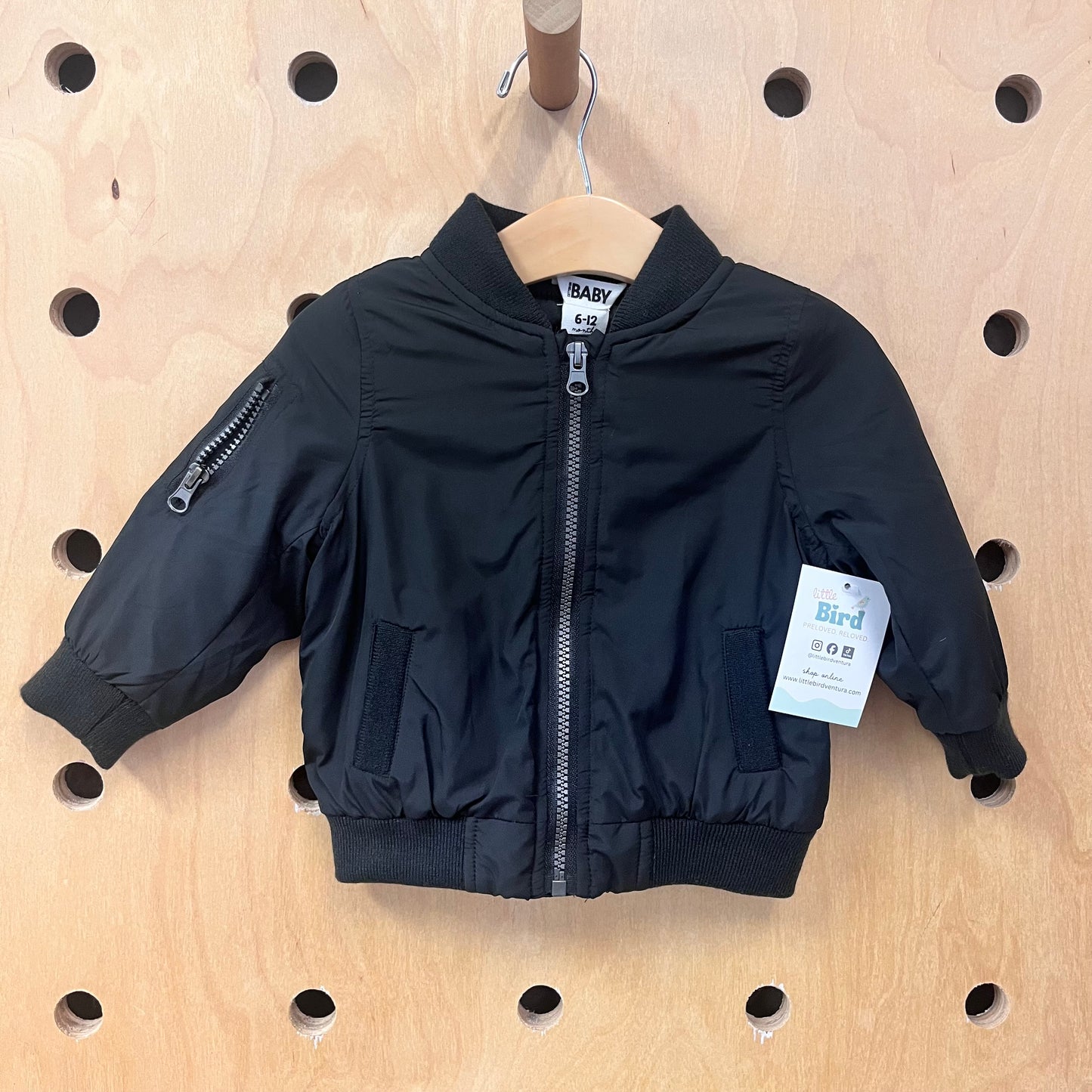 Black Bomber Jacket NEW!