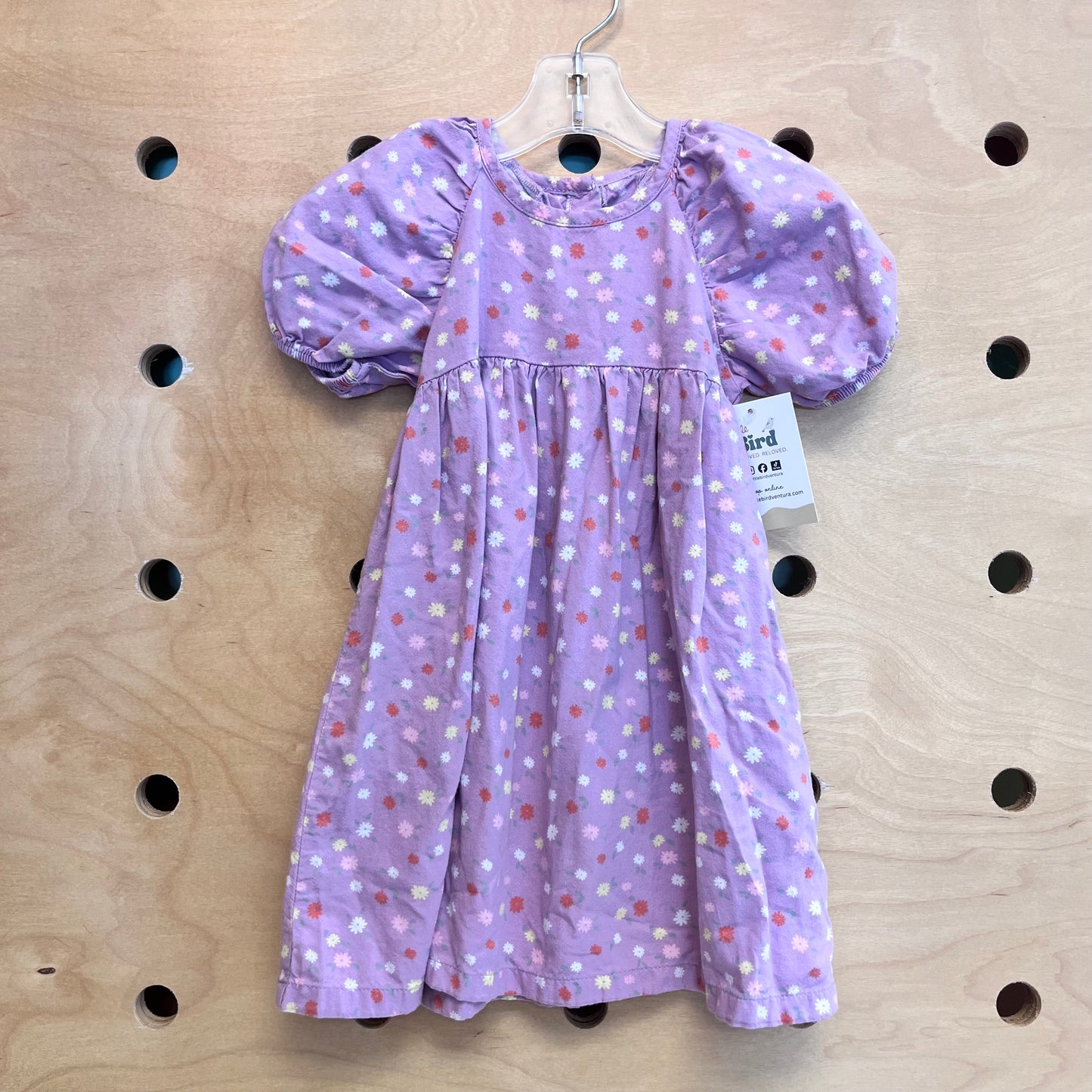 Purple Floral Dress