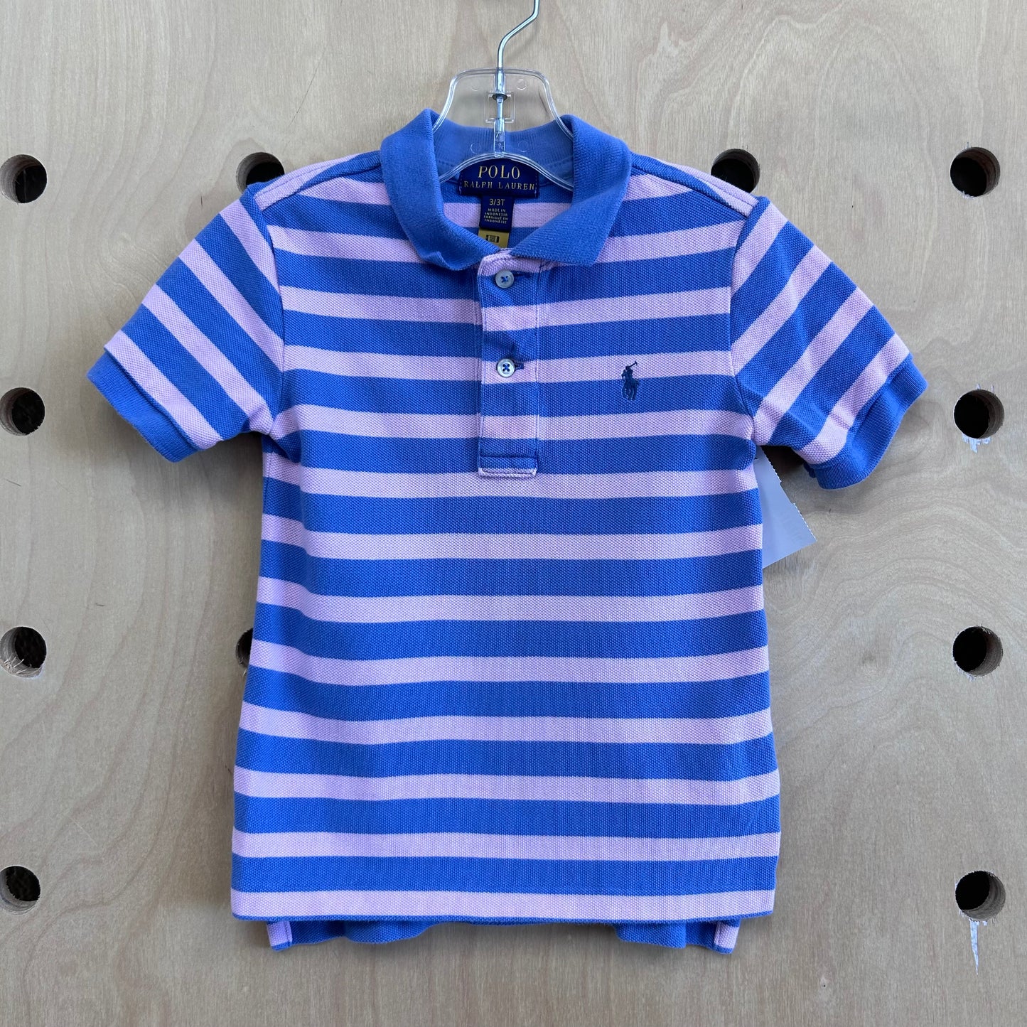 Blue & Pink Polo