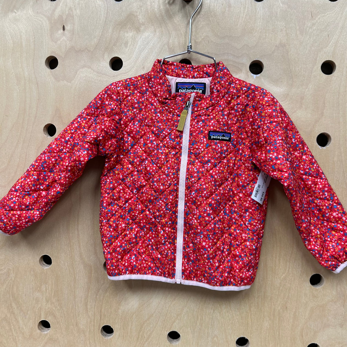 Nano Puff Jacket Red Floral