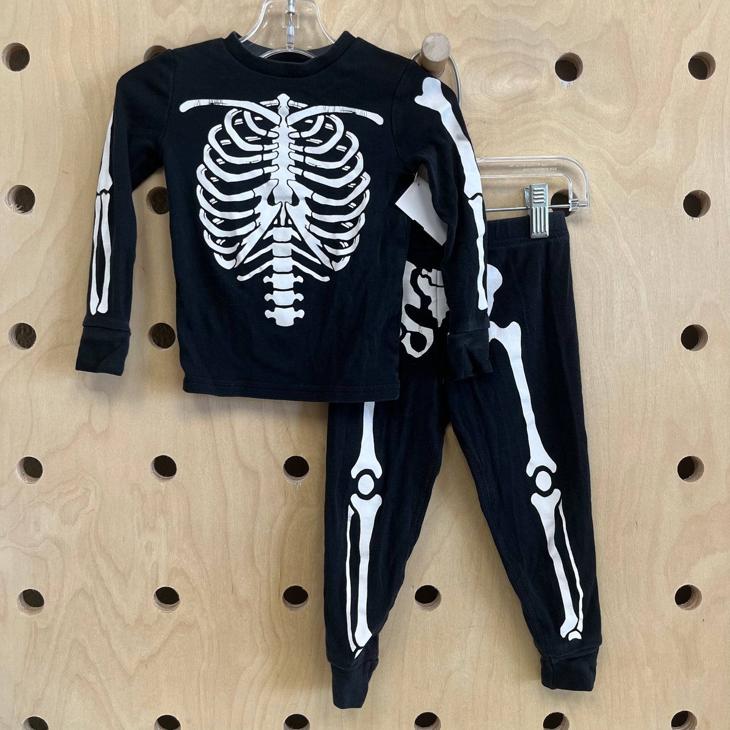 Black Skeleton Pajamas