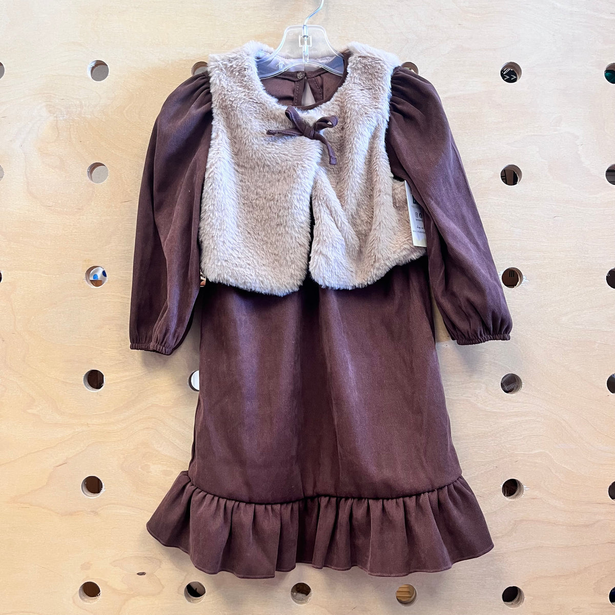 Brown Dress w/ Vest