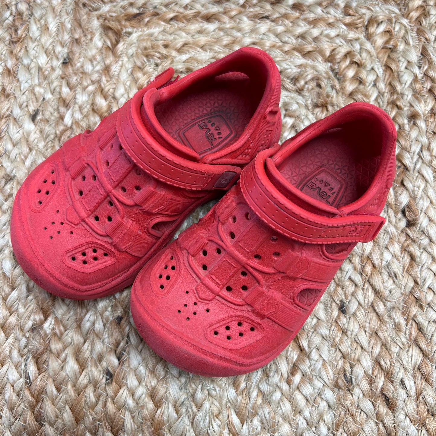 Red Omnium Sport Sandals
