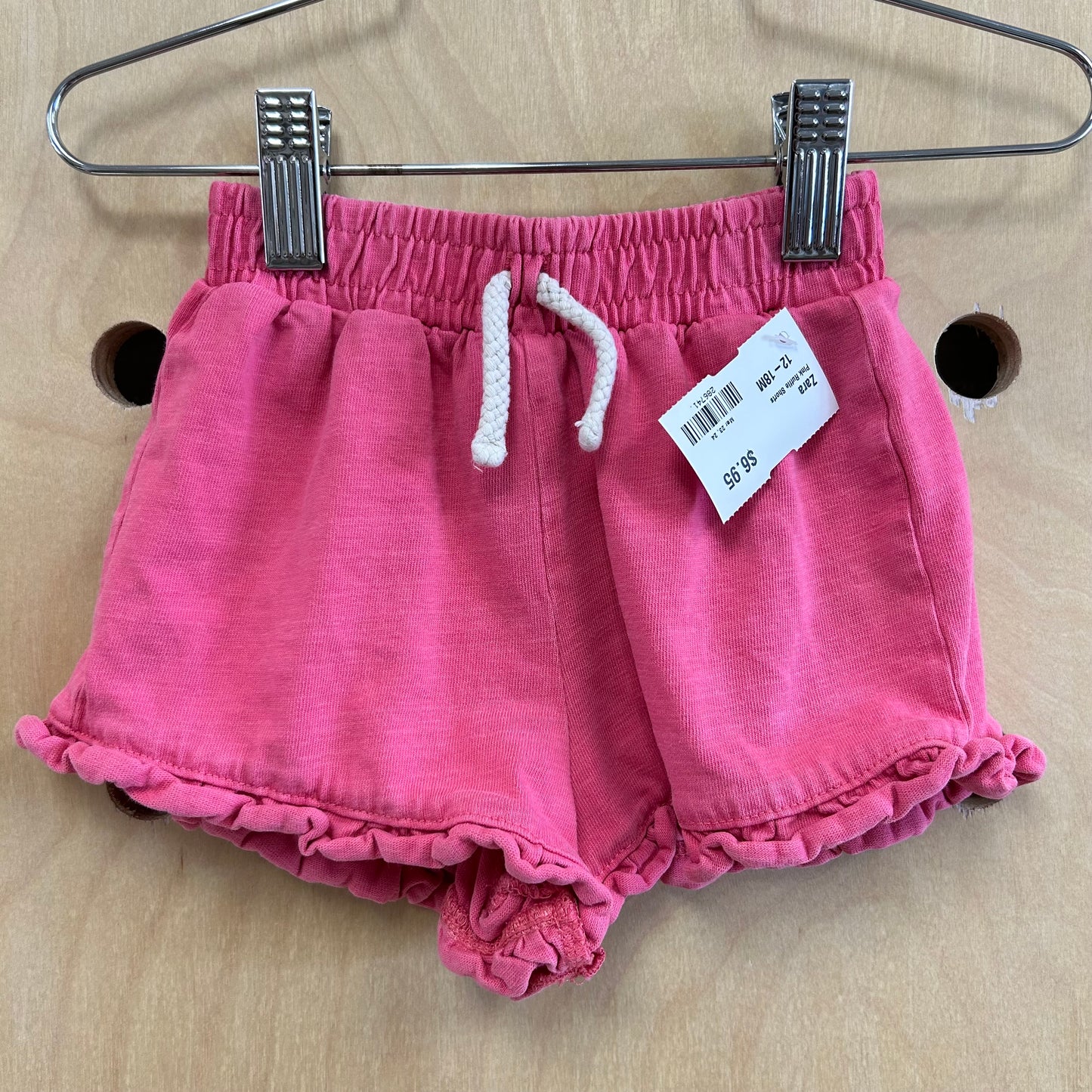 Pink Ruffle Shorts