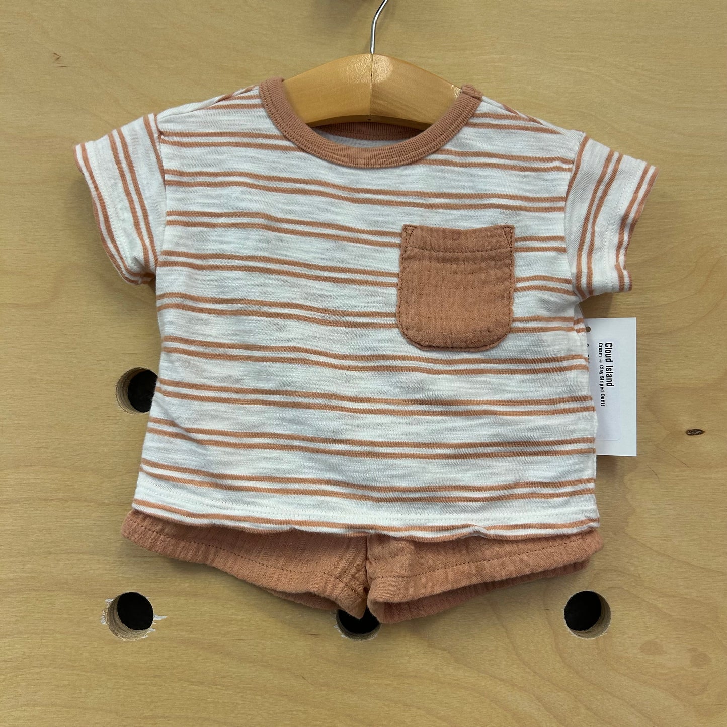 Cream + Clay Striped Outfit