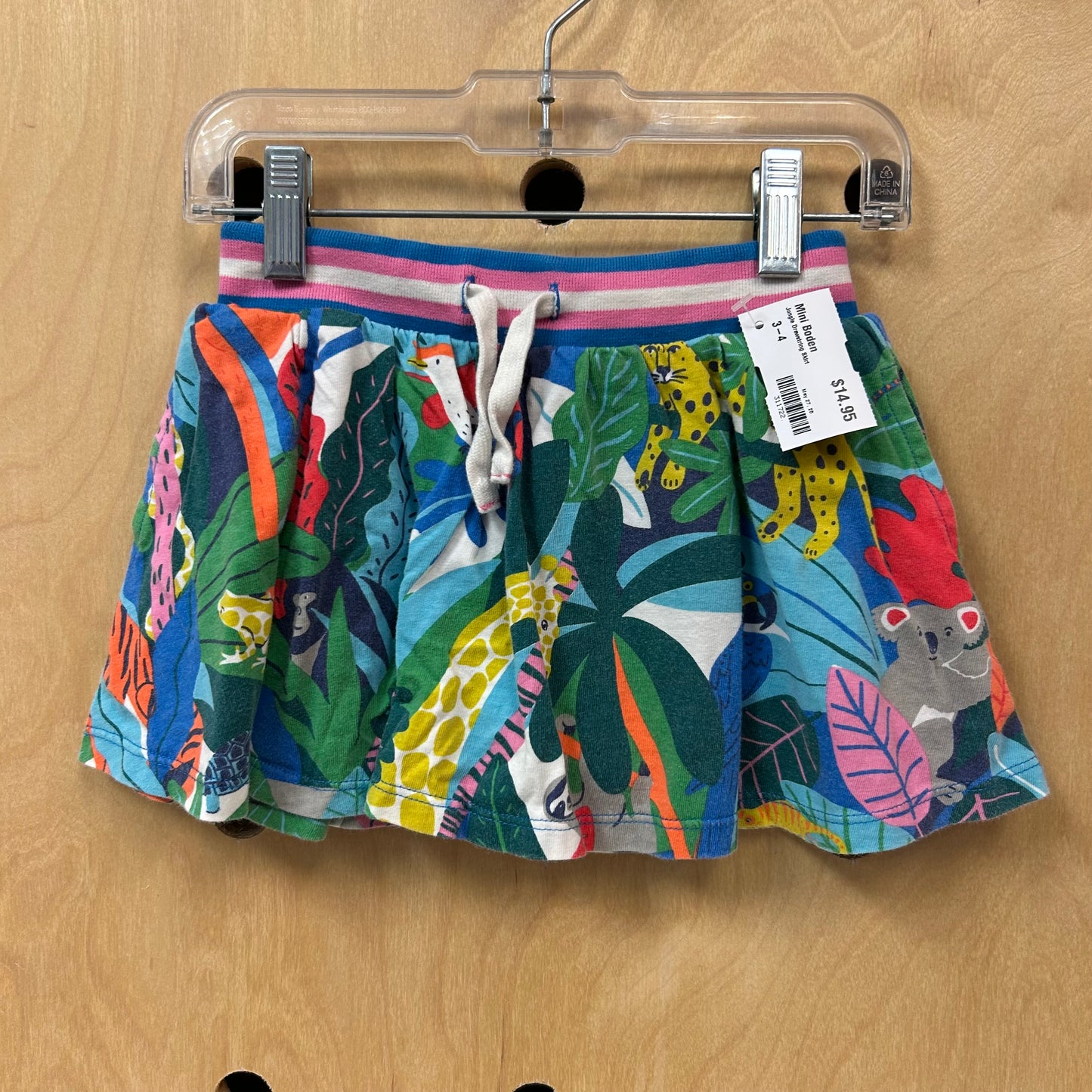 Jungle Drawstring Skirt